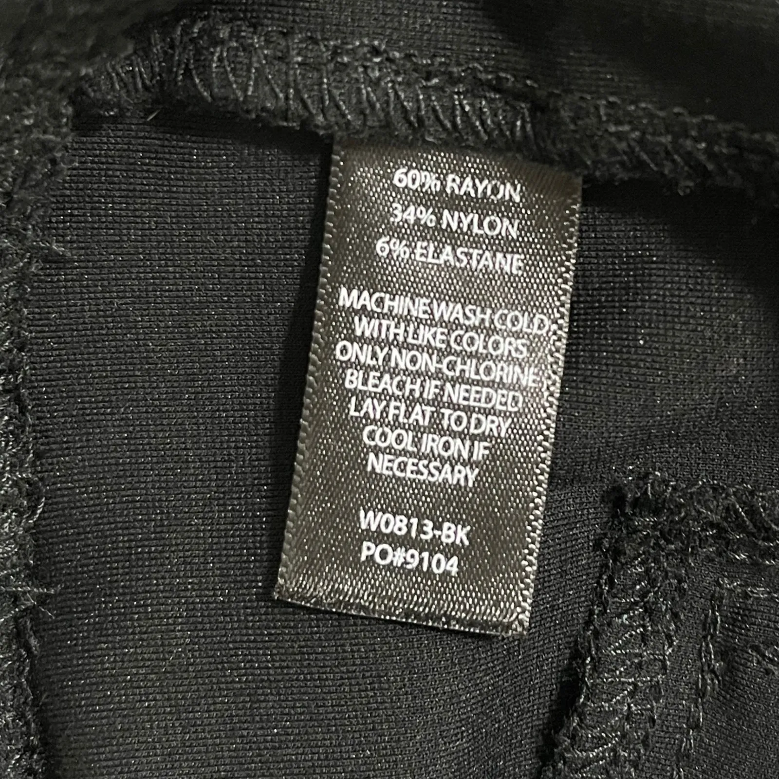 Betabrand The Sassiest Pants Overlay Combo Black Wrap Maxi Skirt Pants Size M - Image 7