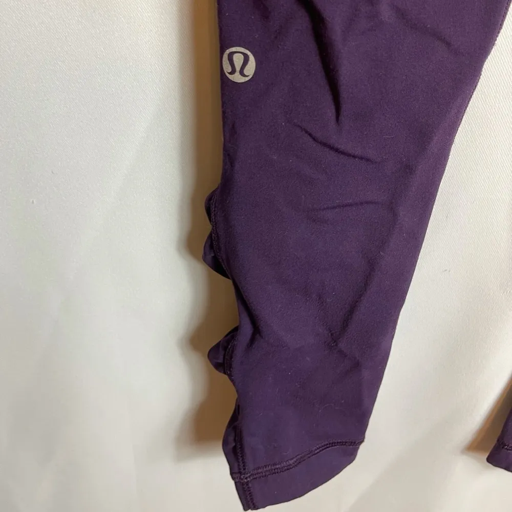 Lululemon Speed Brushed Ruched Leggings Size 4 - Image 5