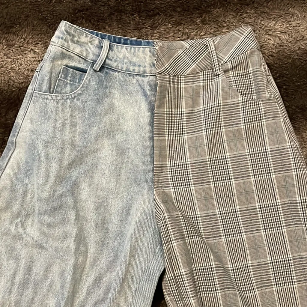 NWOT Choosy Young and Driven splice jeans Size 0 Blue - Image 13