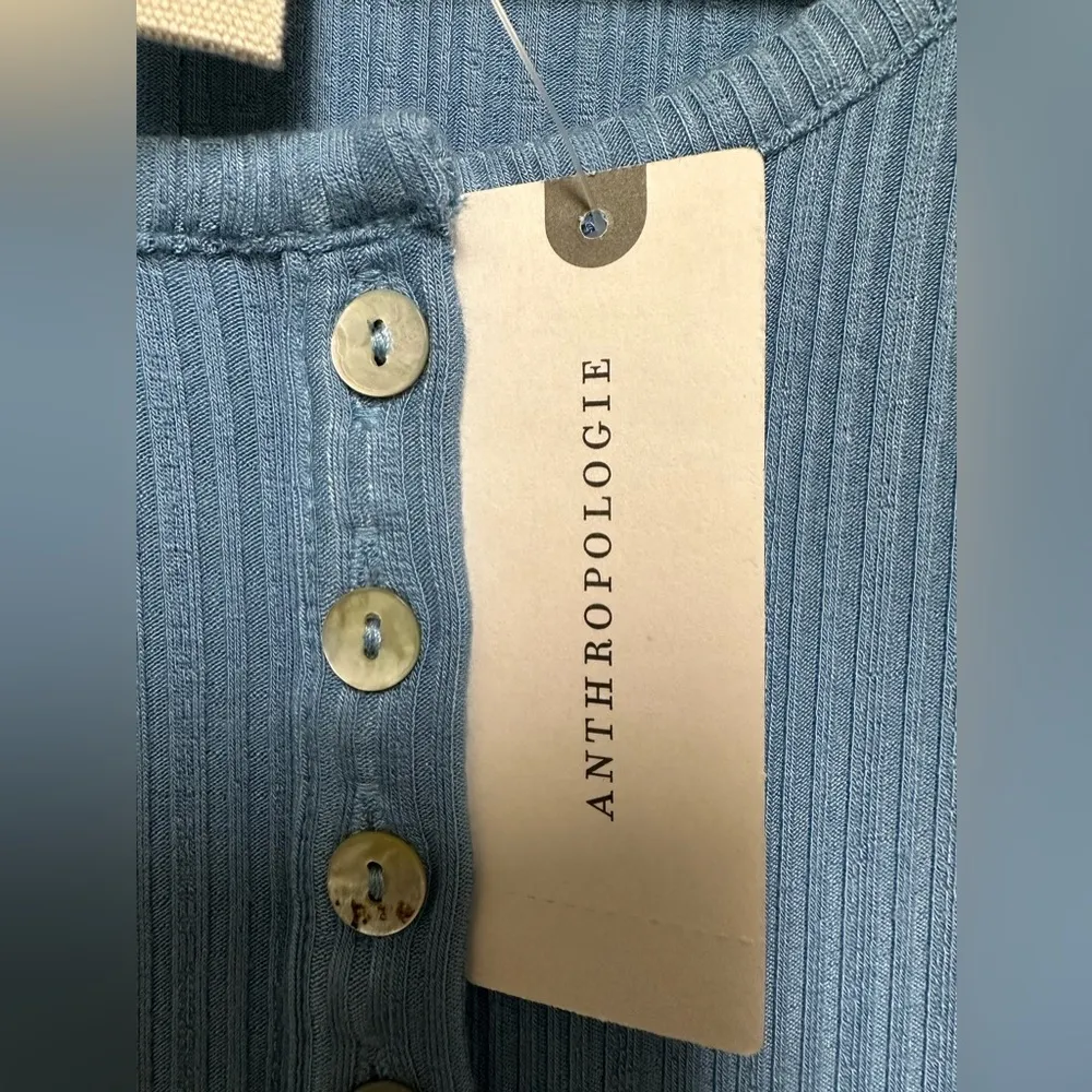 Anthropologie Dolan 3/4 sleeve button down maxi dress - Image 5