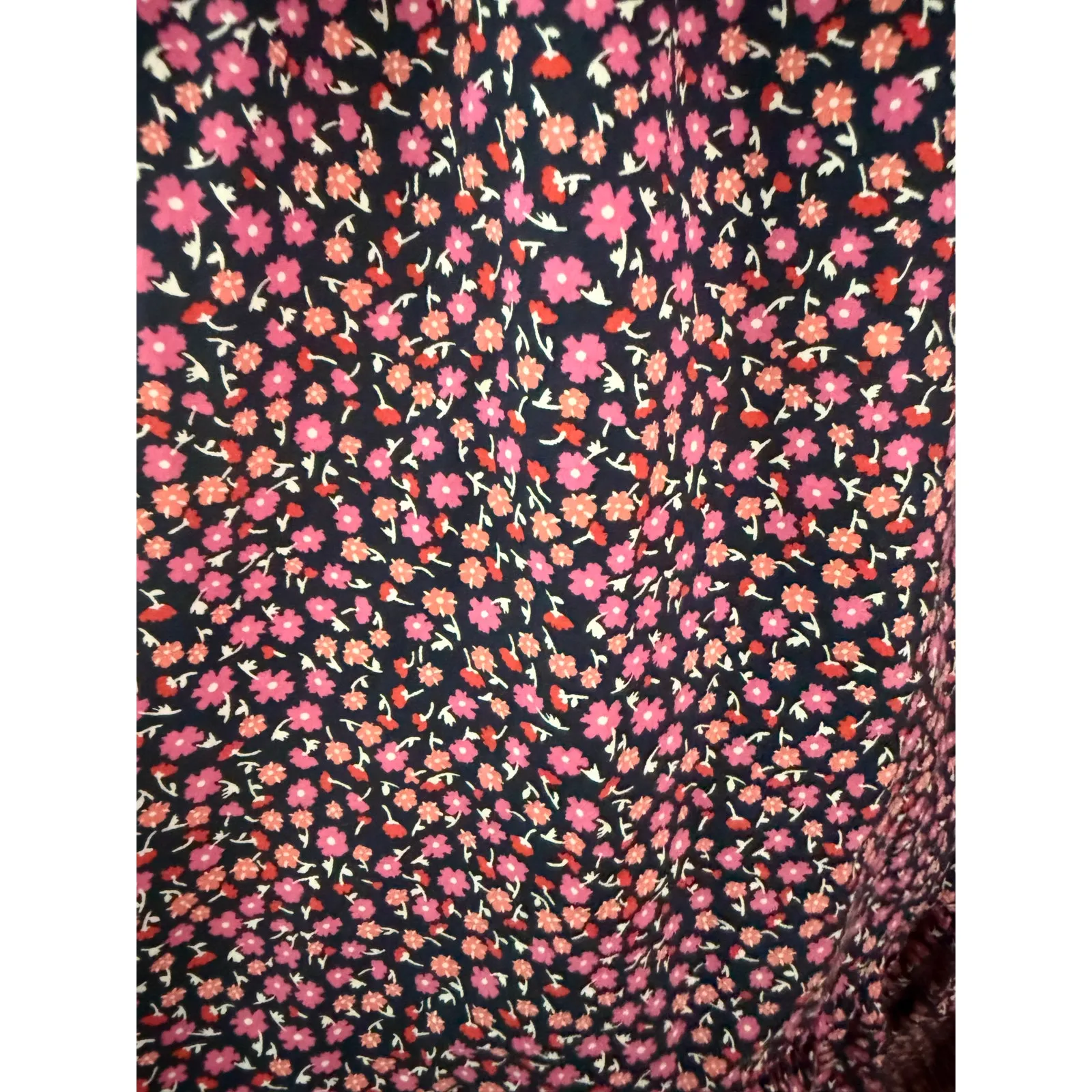 Draper James Off-The-Shoulder Sawyer Mini Dress‎ Ditsy Poppy Pockets Size XS - Image 6