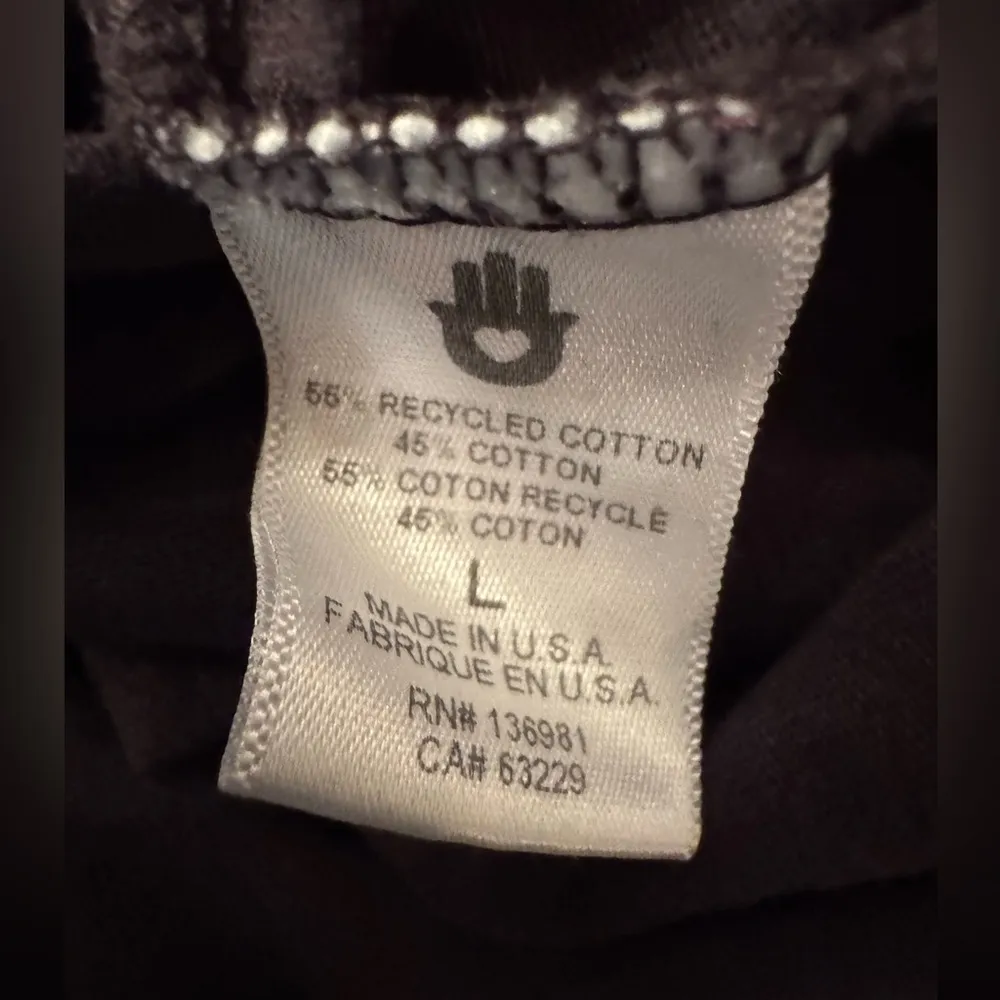 Spititual Gangster Let Your Soul Grey Charcoal Women’s Long Sleeve size Large - Image 11