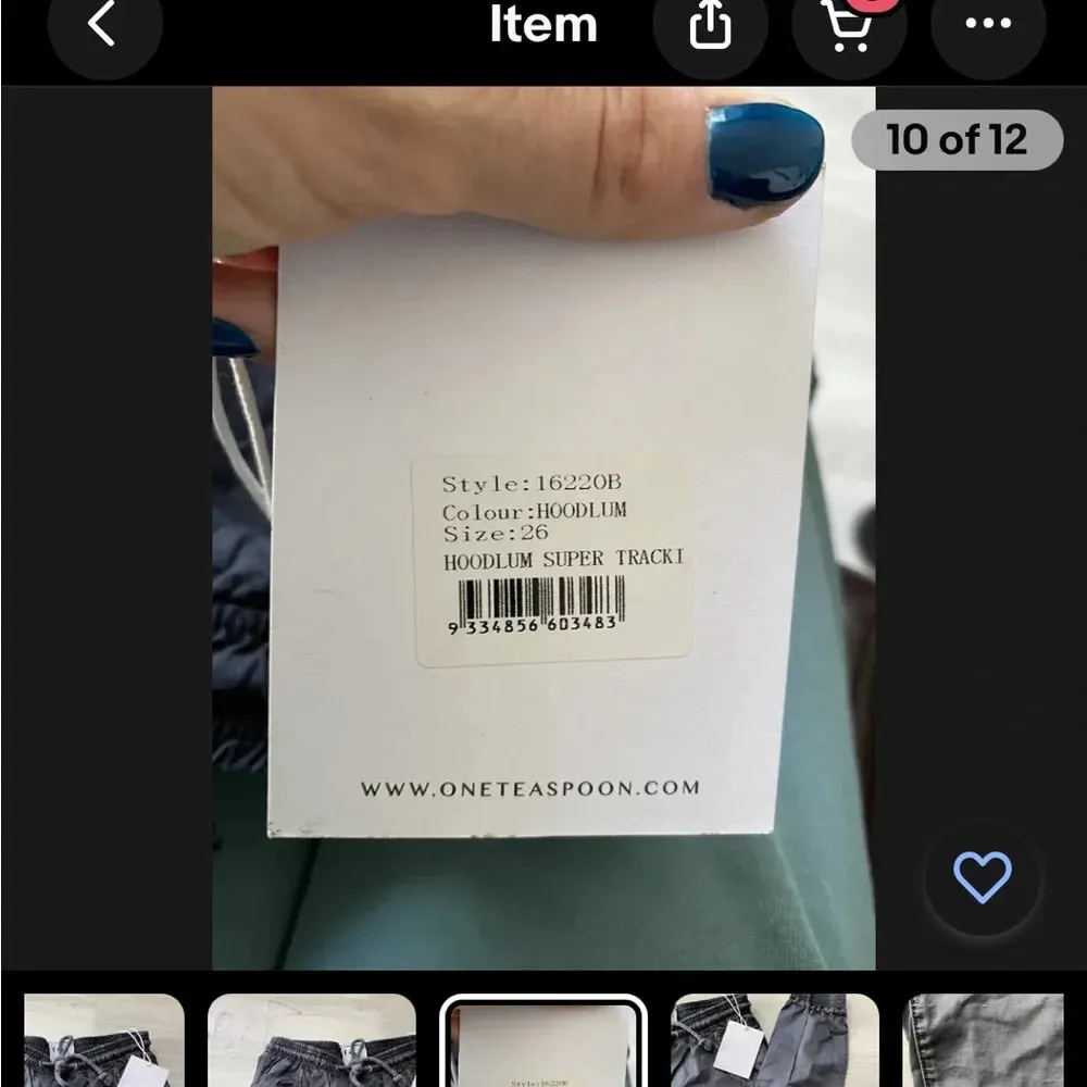 One by one teaspoon grey super trackies size 26 drop crotch EDGY FEMININE - Image 11