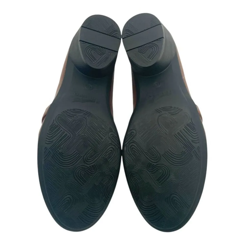 Dansko Rosalie Burnished Calf Block Heel Loafer Chestnut Women's US 11.5/EU 42 - Image 7