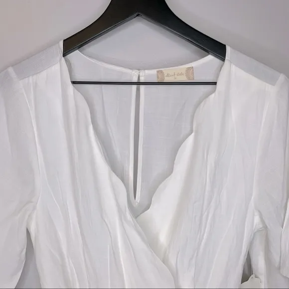 Altar’d State White Short‎ Wrap Top Romper Size M - Image 8