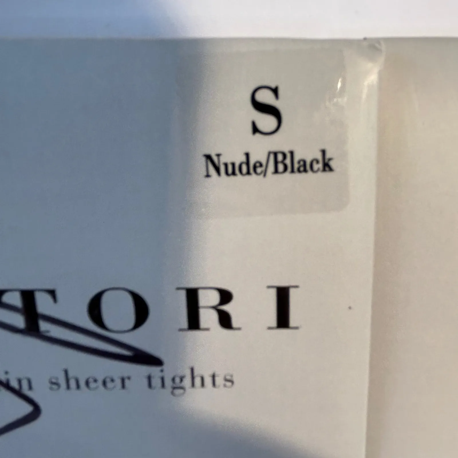 Natori Marylin Sheer Tights Nude Black Size S Floral Detail Set of 2 - Image 6