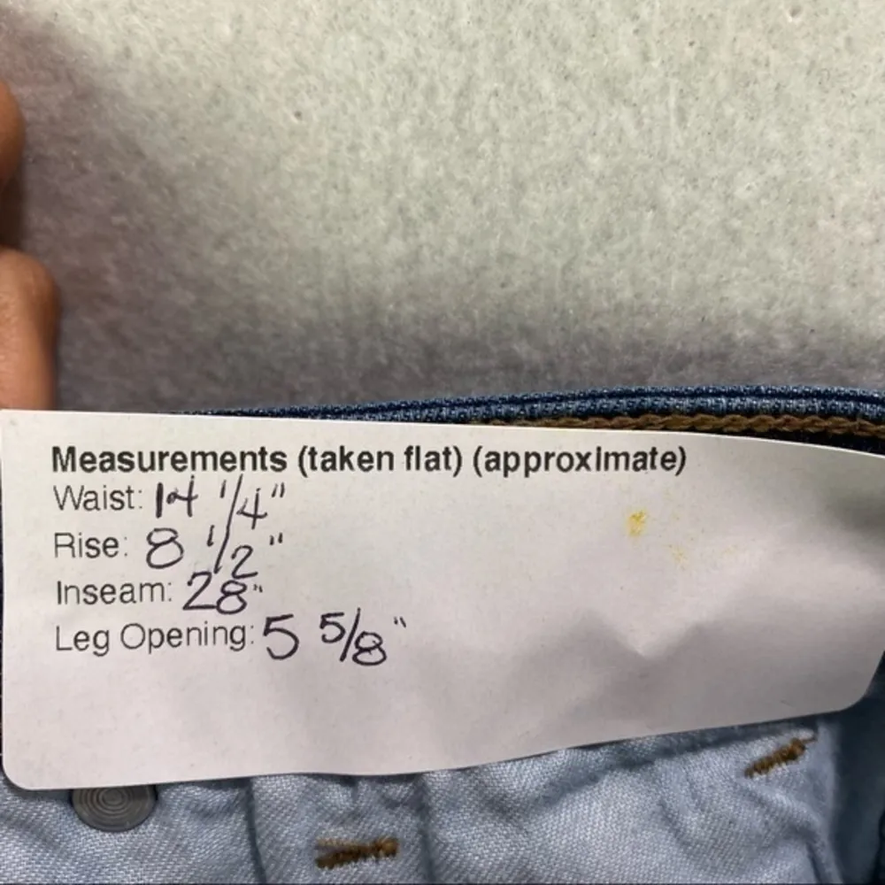 Parker Jeans Womens Size 7 Stretch Mid Rise Distressed‎ Medium Wash Denim Skinny Blue - Image 9