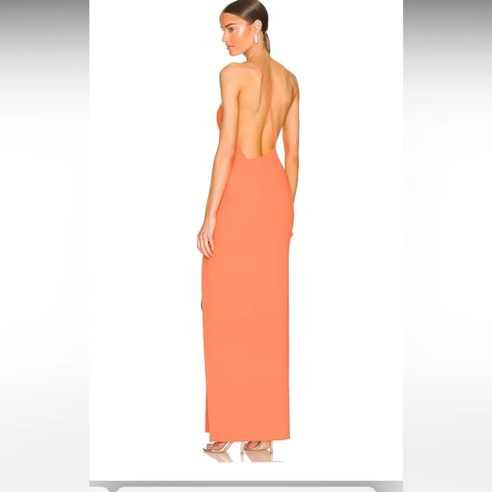 SOLACE London x Revolve Petch Maxi Dress in Coral - Image 3