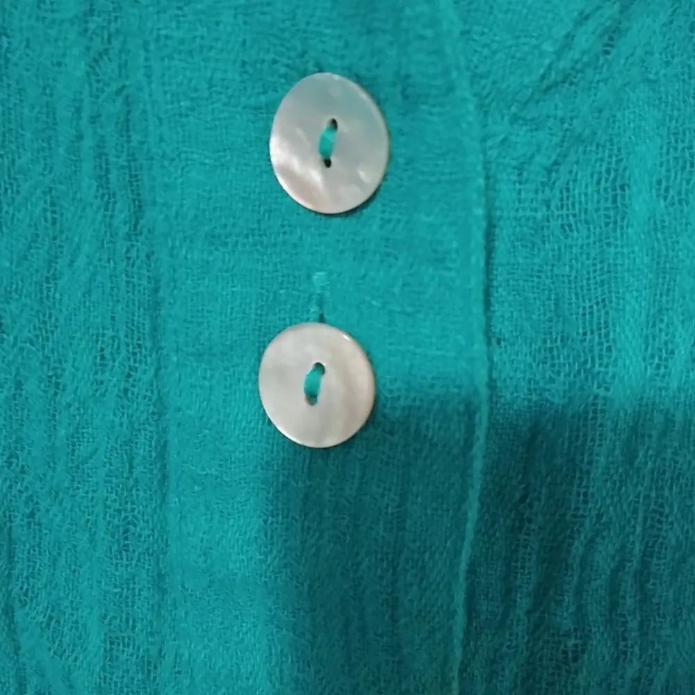 Soft Surroundings S Turquoise Tunic Top - Image 4