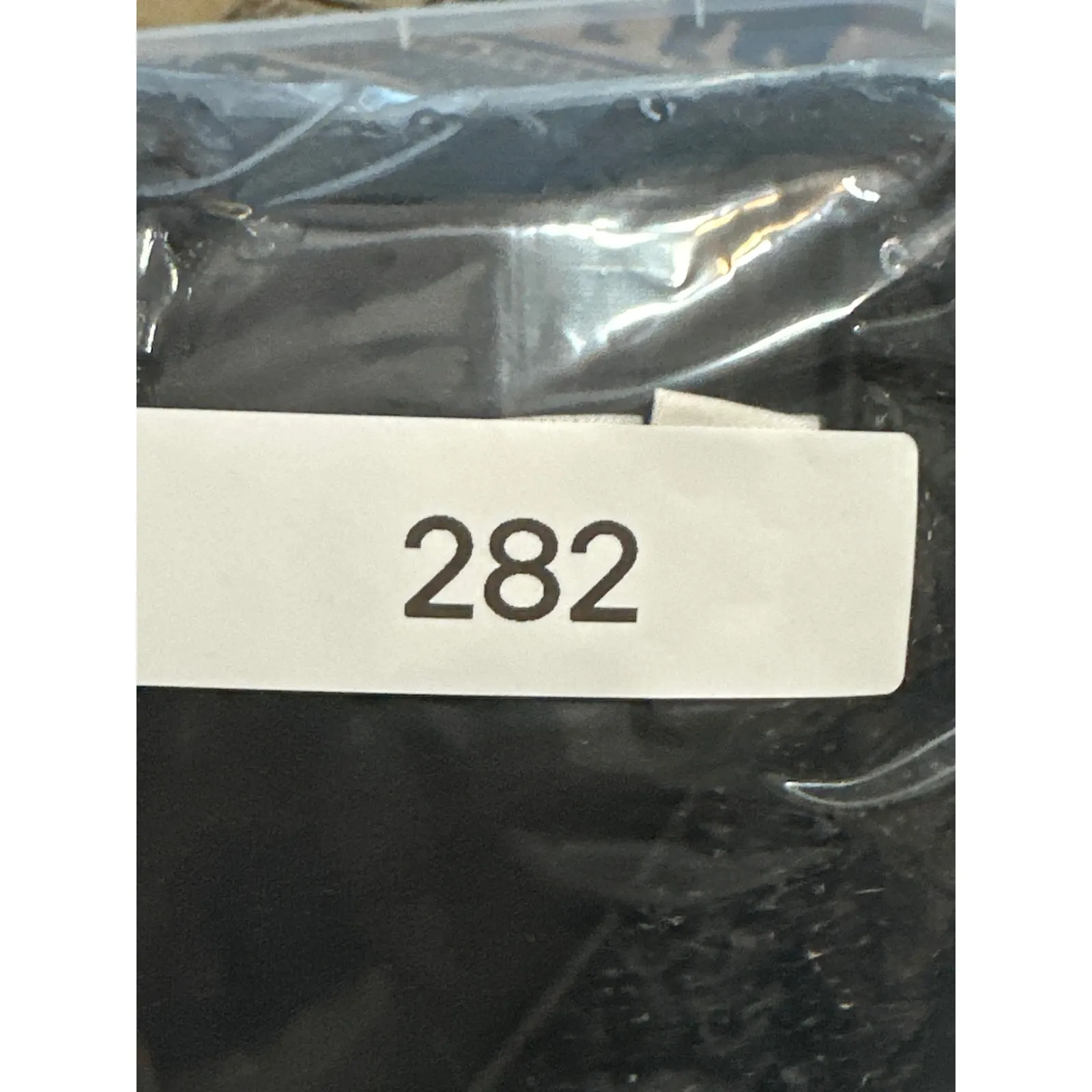 Belle Badgley Mischka Black Sequin Formal Gown V Neck Sleeveless Dress Size 4 - Image 11