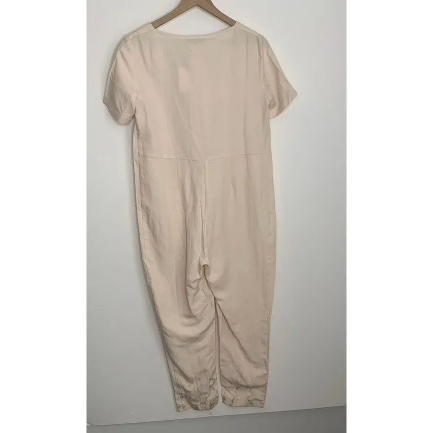 Hatch Maternity Linen Blend The Noelle Jumper Womens Ivory Size 0 XS New - Image 3