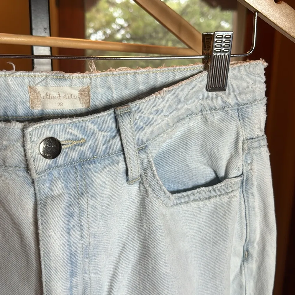 Altar’d State Vervet Light Wash High Rise Wide Leg Jeans Size 28 Long - Image 3