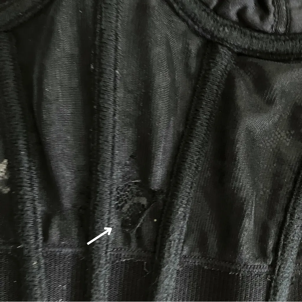 Vintage 80s Black Lace Lingerie Corset Bustier XS 34B Whimsigoth Gothic Coquette Size undefined - Image 8