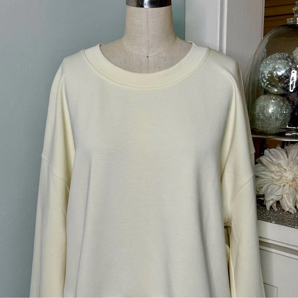 Lululemon Perfectly Oversized Crop Crew Softstreme Sweatshirt Sundance 10 NWT - Image 5