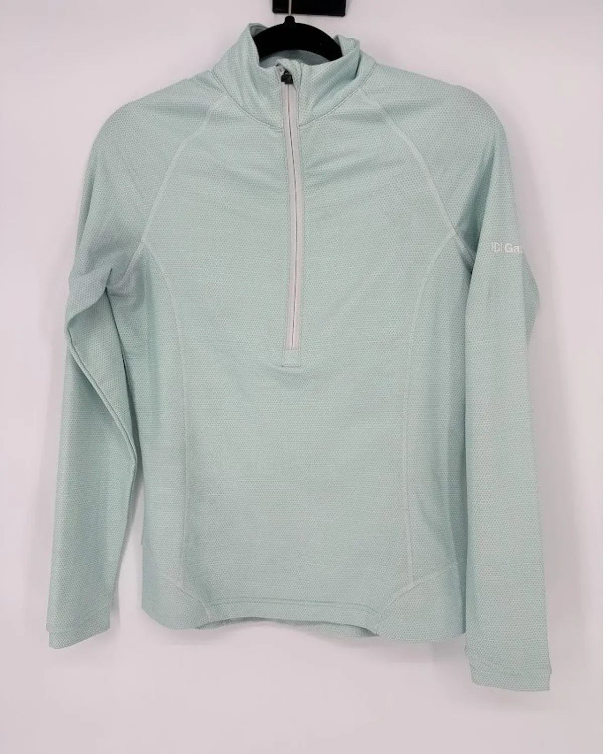 Peter Millar Pullover Women Small Green 1/4 Zip Wicking UPF 50 Golf IDI Gazeley - Image 1