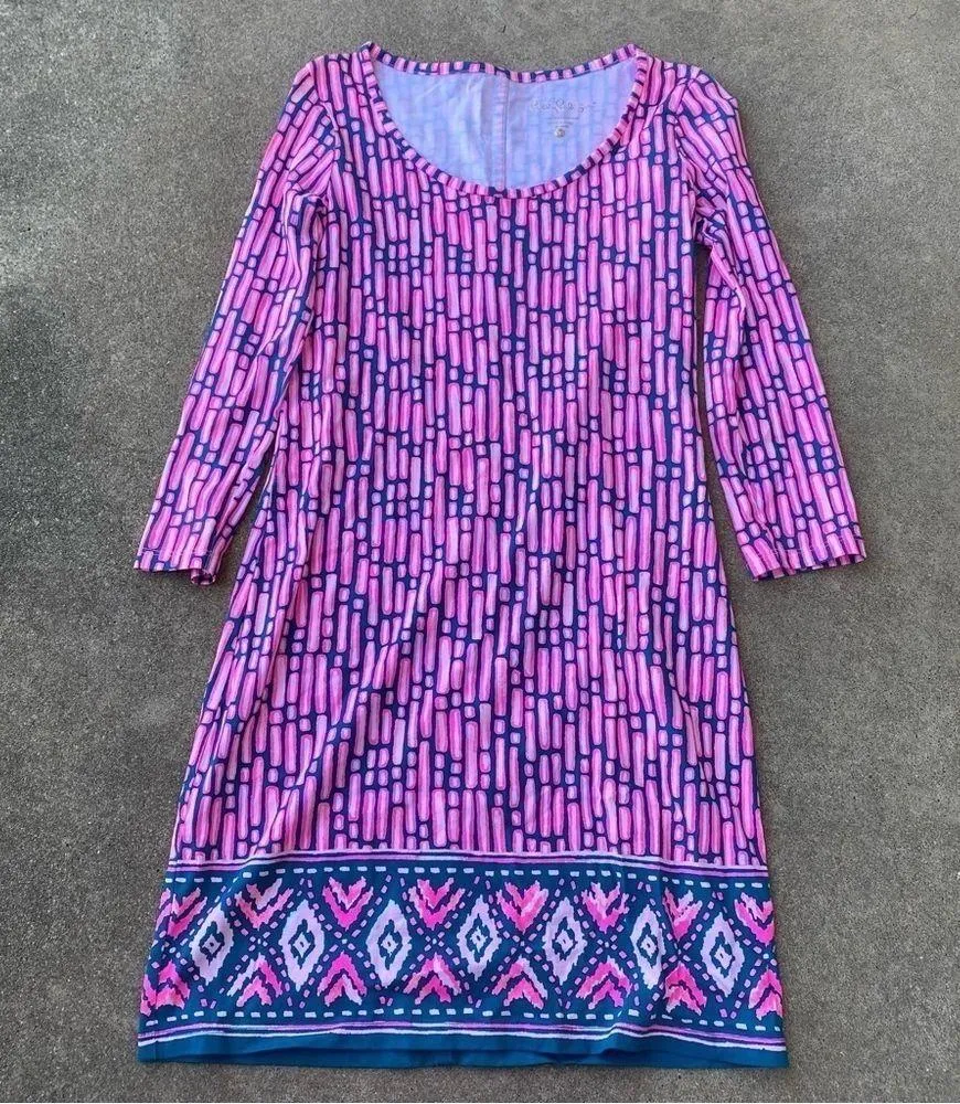 Lilly Pulitzer Beacon Dress Mandevilla Slatehouse - Image 3