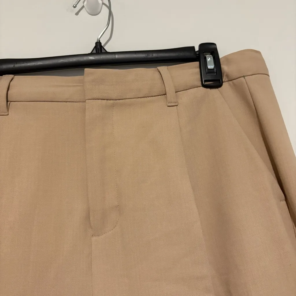 Banana Republic Factory high rise tapered trouser dress pants tan khaki‎ women 6 - Image 3