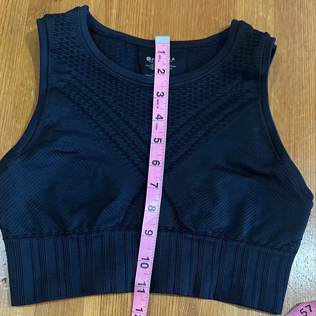 Athleta Midnight Blue Textured Crop Top - Image 5