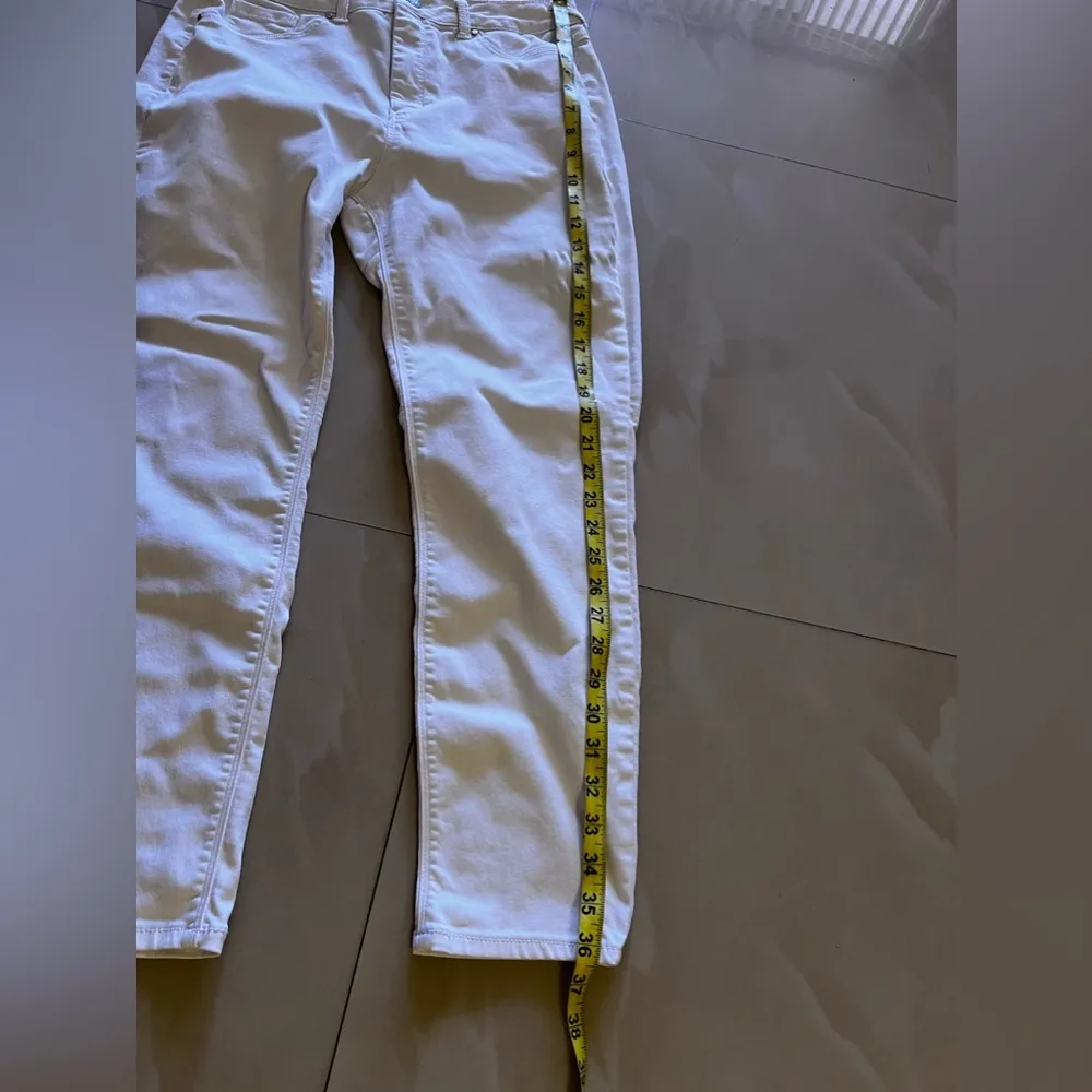 Sound/Style Los Angeles Jeans Womens Slim Straight Leg White Skinny White‎ 12 Blue - Image 12