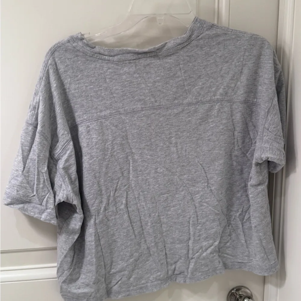 "Up All Night" Cropped Tee Shirt - Image 4