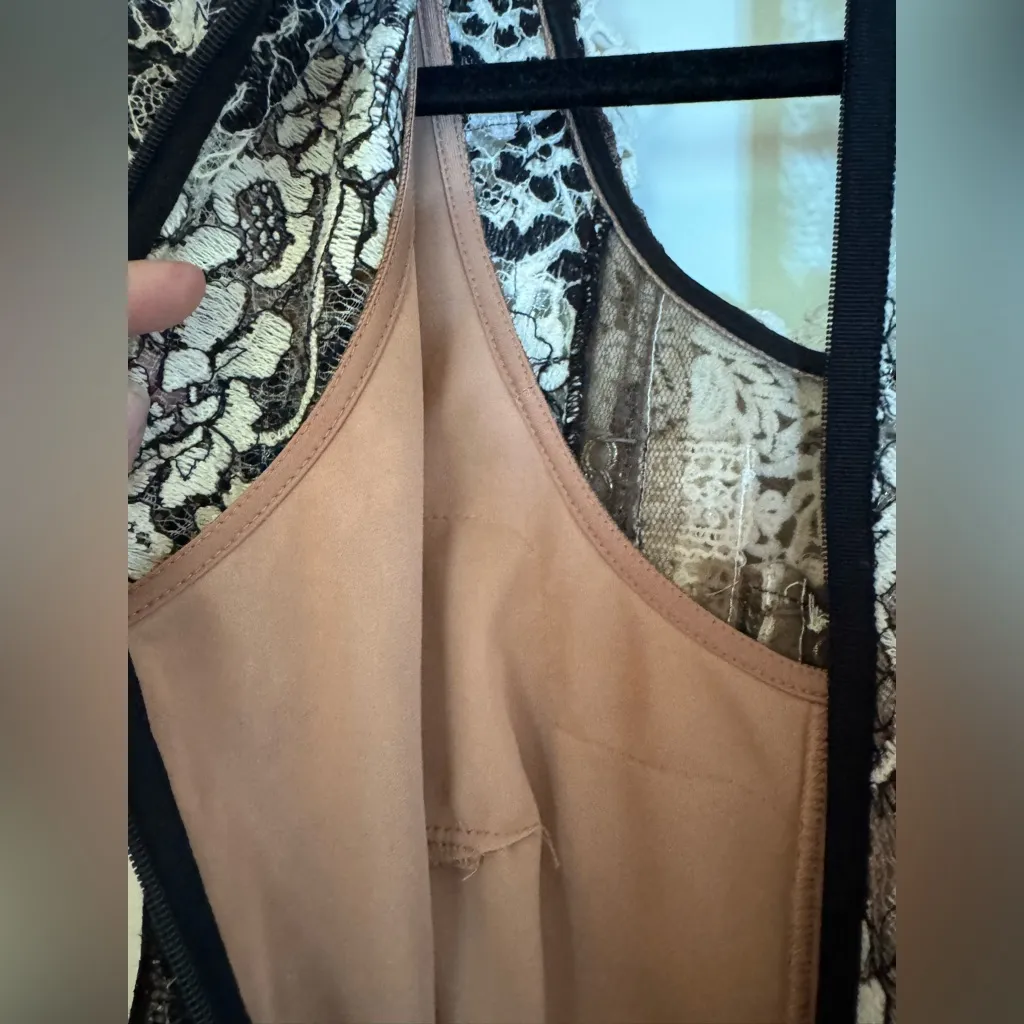 Anthropologie Byron‎ Lars Lace Melange Dress, 6 Black - Image 11