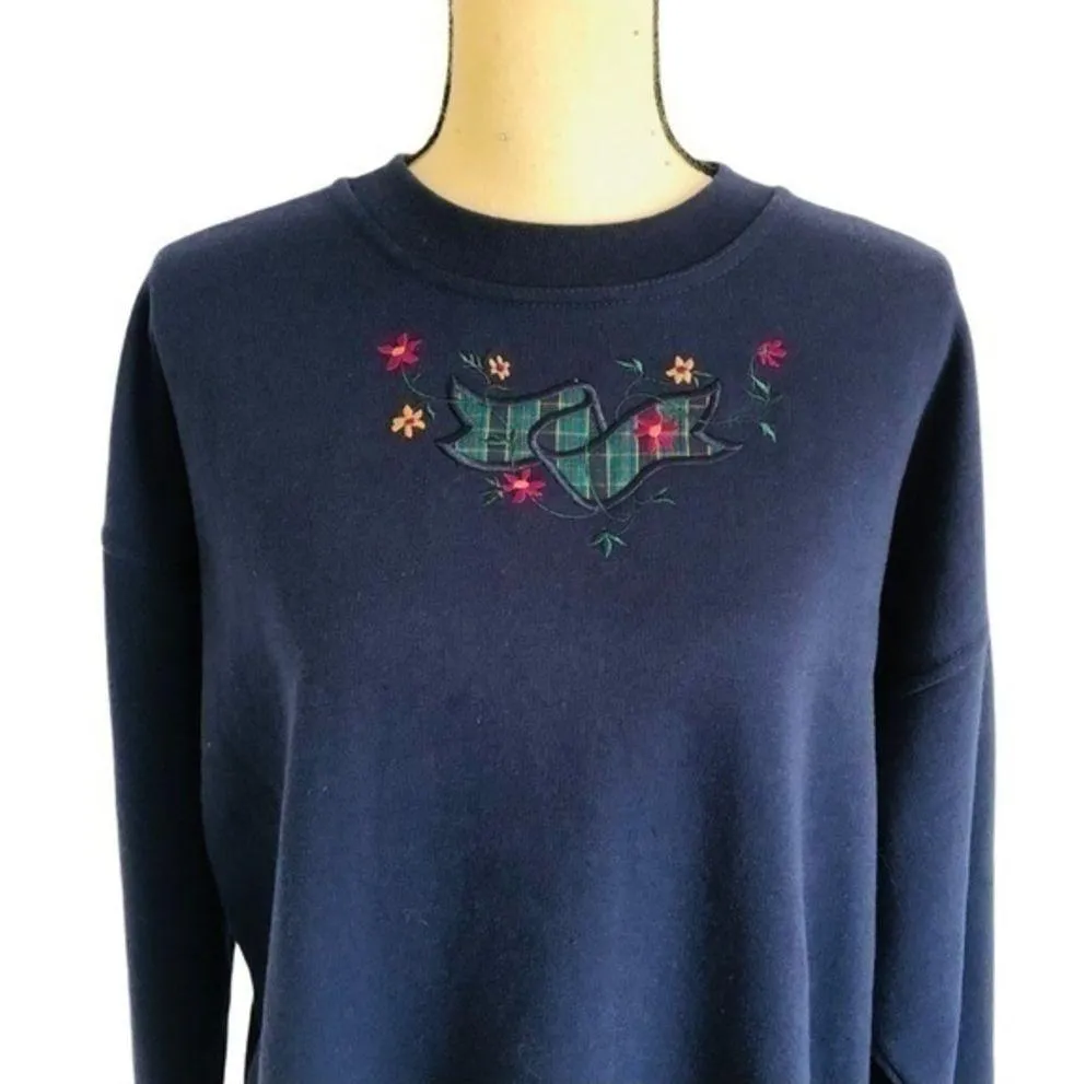 Vintage 80s Northern Reflections Blue Sweatshirt Size M - Image 6