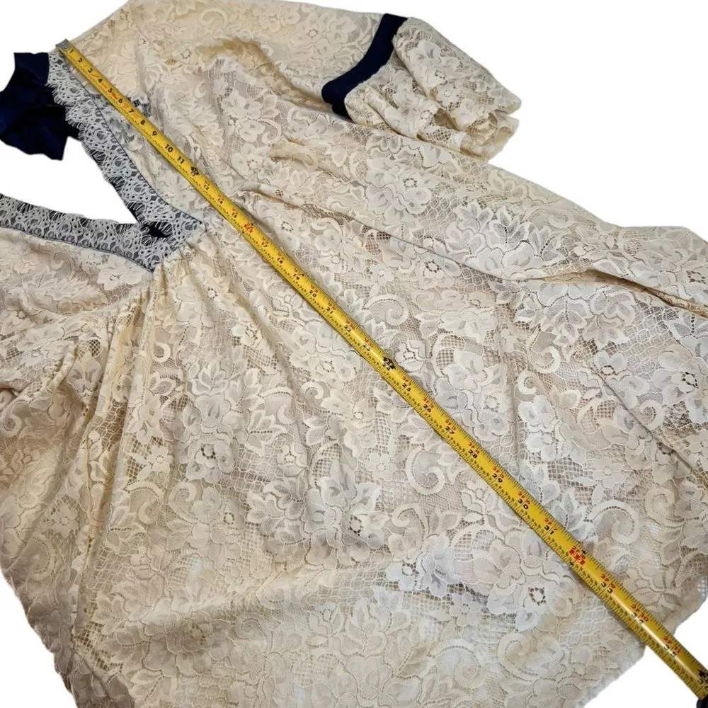 Free People Gilded Lace Mini Dress - Image 12