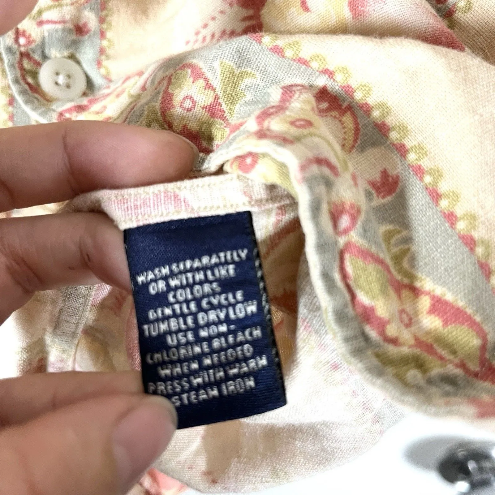 Daniel Cremieux SIGNATURE Tropical Floral Print Short Sleeve Shirt L - Image 5