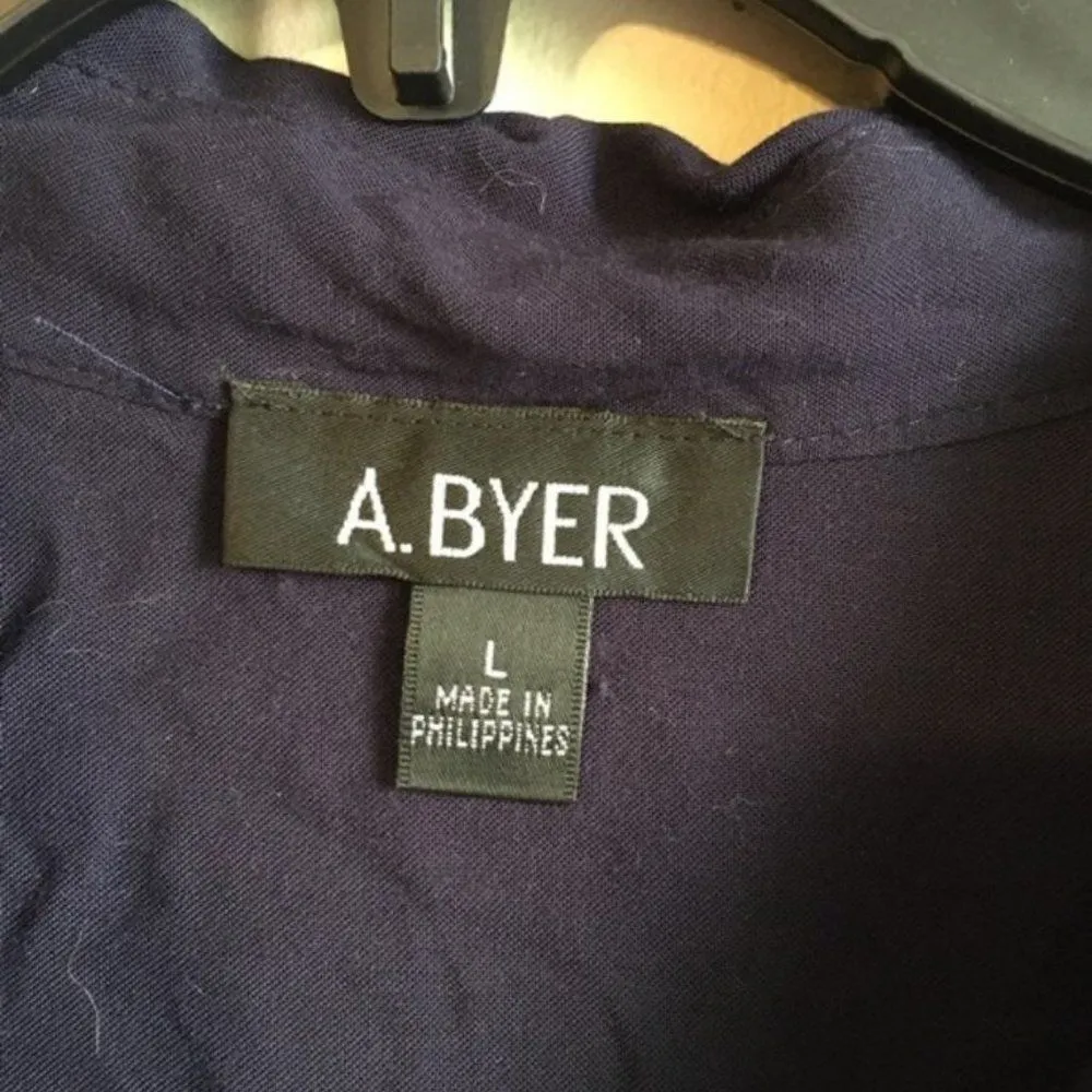 A Byer A. Byer large navy dress - Image 3