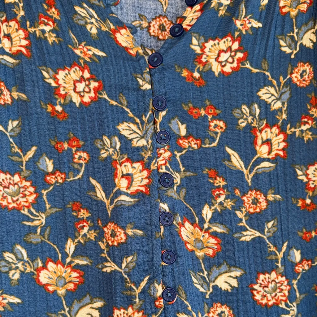 Wonderly Blue Floral Maxi Dress - Image 7