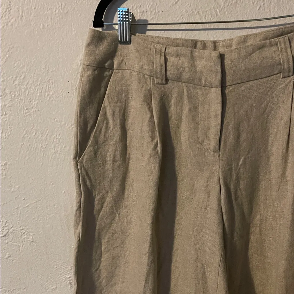 MICHAEL Michael Kors Tan Loose Line Pants - Image 3