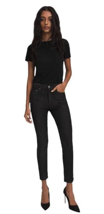 NWT  High Waist Straight Leg Jean - Image 3