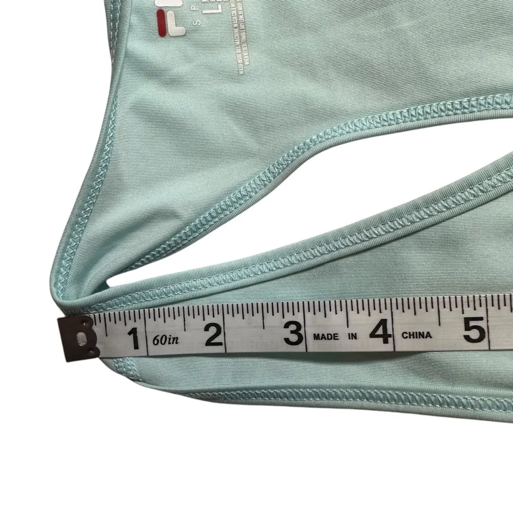 light blue Sleeveless Athletic Athleisure Activwear Tank Top size large - Image 6