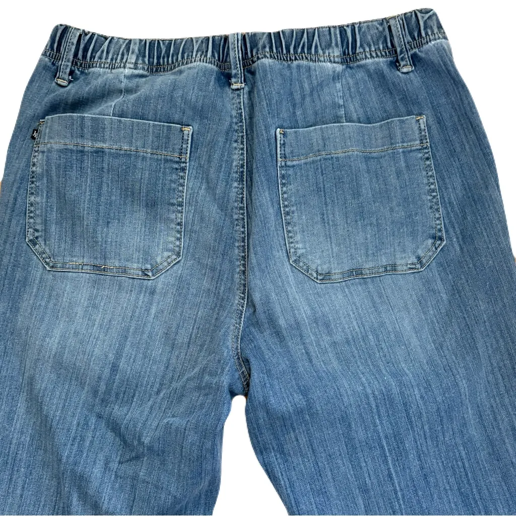 Judy Blue Women's High Waist Pull On Drawstring Clearwater Jogger Jeans Sz 13 31 - Image 9