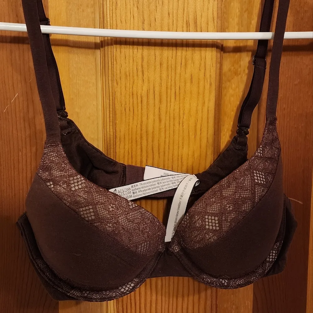 Victoria's Secret Body By Victoria Perfect Shape Push-Up Bra Kir Lace 32B - Image 6