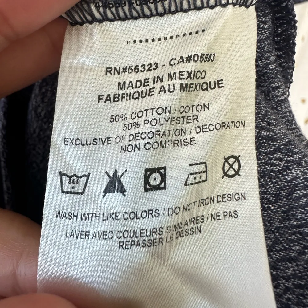 NWOT University Michigan Wolverines marled Throwback Crew Neck Tshirt S - Image 6