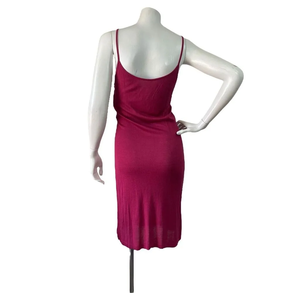 Boden Women's Scoop Neck Tank Dress Spaghetti Strap Size 8R Slip On Inner Pink - Image 5