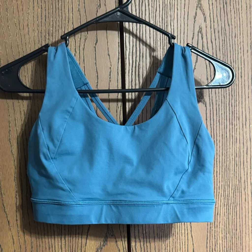 lululemon athletica Teal Free To Be Elevated Bra Sz8 - Image 4