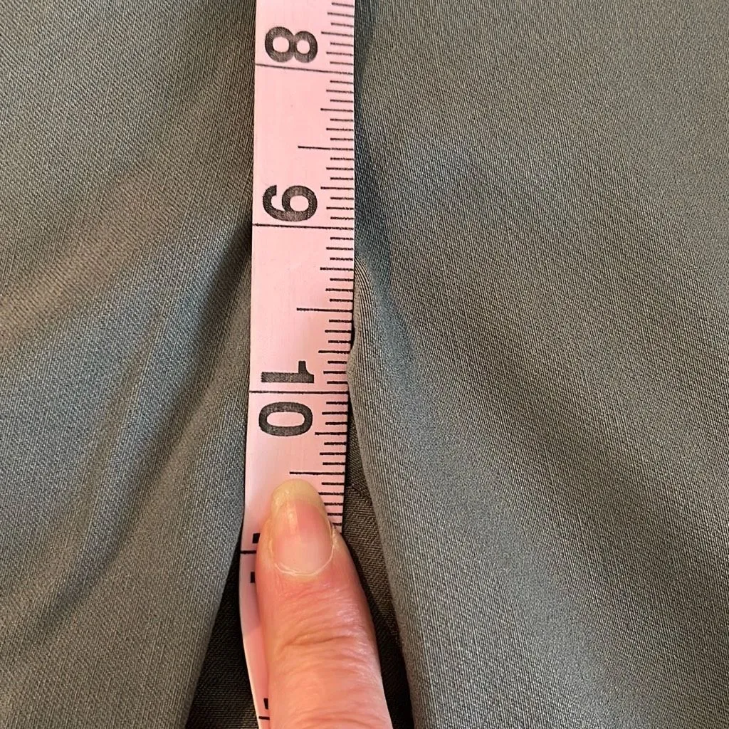 J. Jill Wearever Collection Refined‎ Woven Chino Trousers Caraway Size 18R NWT Green - Image 8