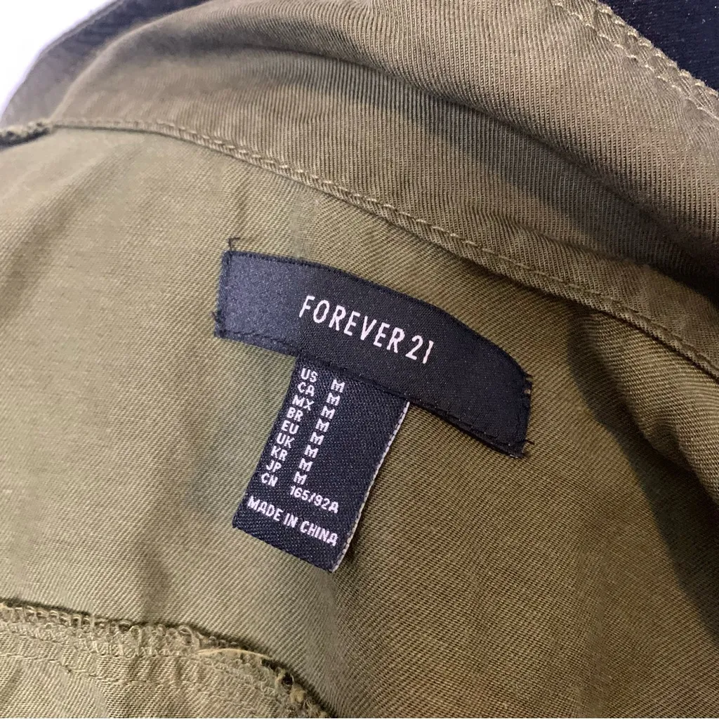 Olive Green Utility Jacket - Image 6