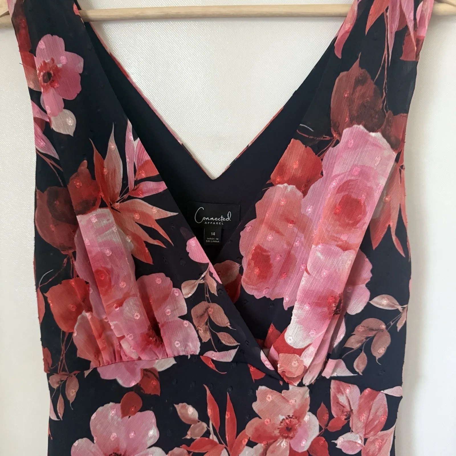 Connected Maxi Pink Black Babydoll Bloomcore Fairy Y2K Romantic Siren Dress 14 - Image 4