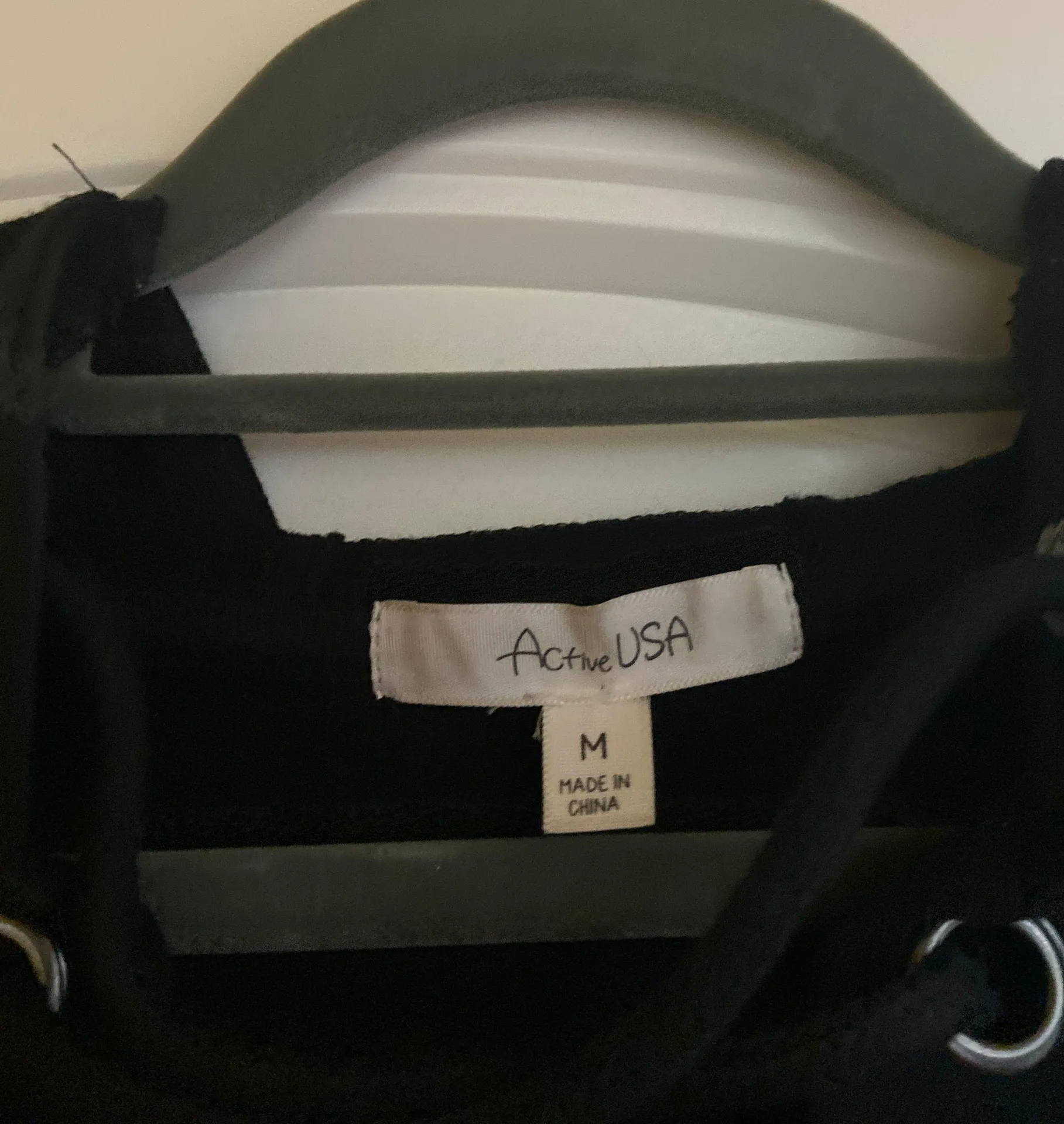 Oversized Black Hoodie Size M - Image 4