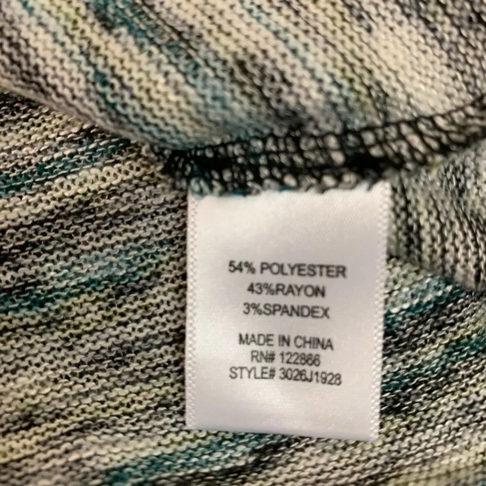 Status by Chenault Womens Multicolor Marled Pullover Sweater Size XS - Image 4