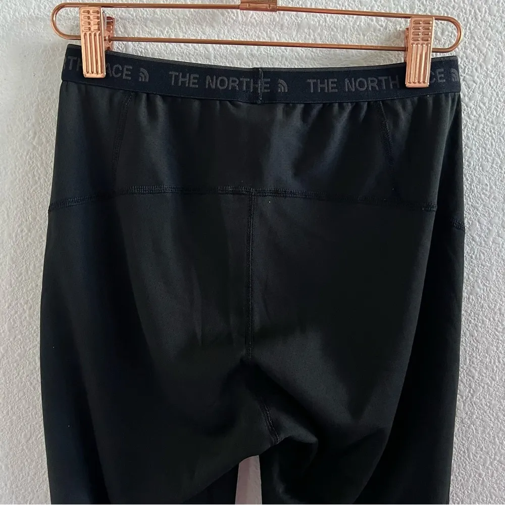 The North Face Women's Baselayer Flash Dry Pants Spellout Waist Black Small - Image 6