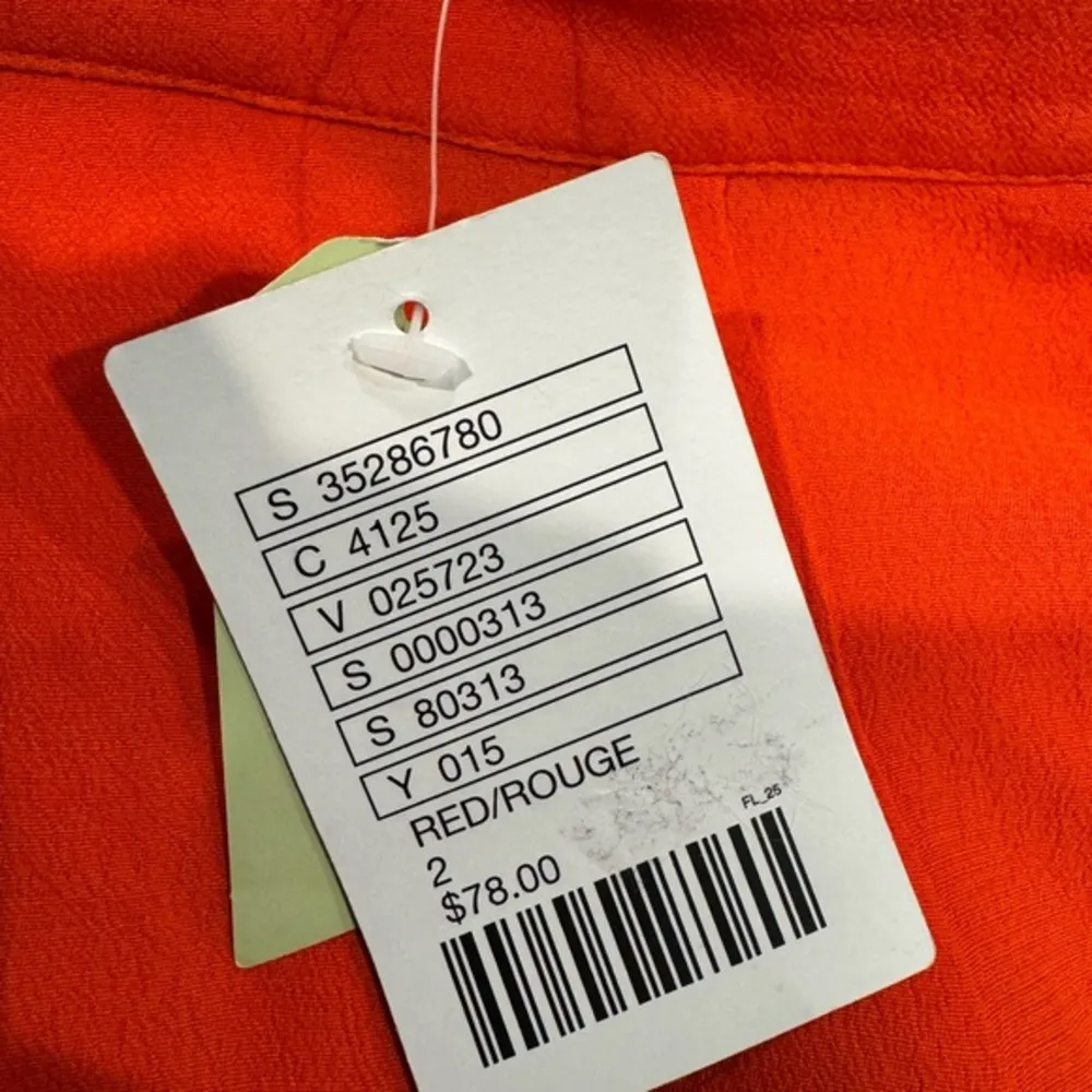 Anthropologie Sunday in Brooklyn Wide Leg Shorts Pleated | Orange | Size 2 | NWT - Image 6