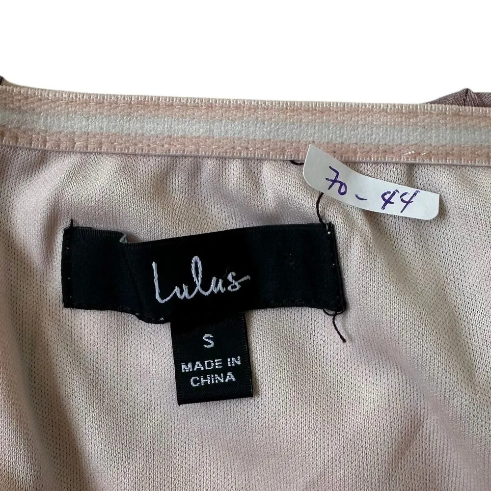 Lulus Pink Floral Lined Tiered A - Image 4