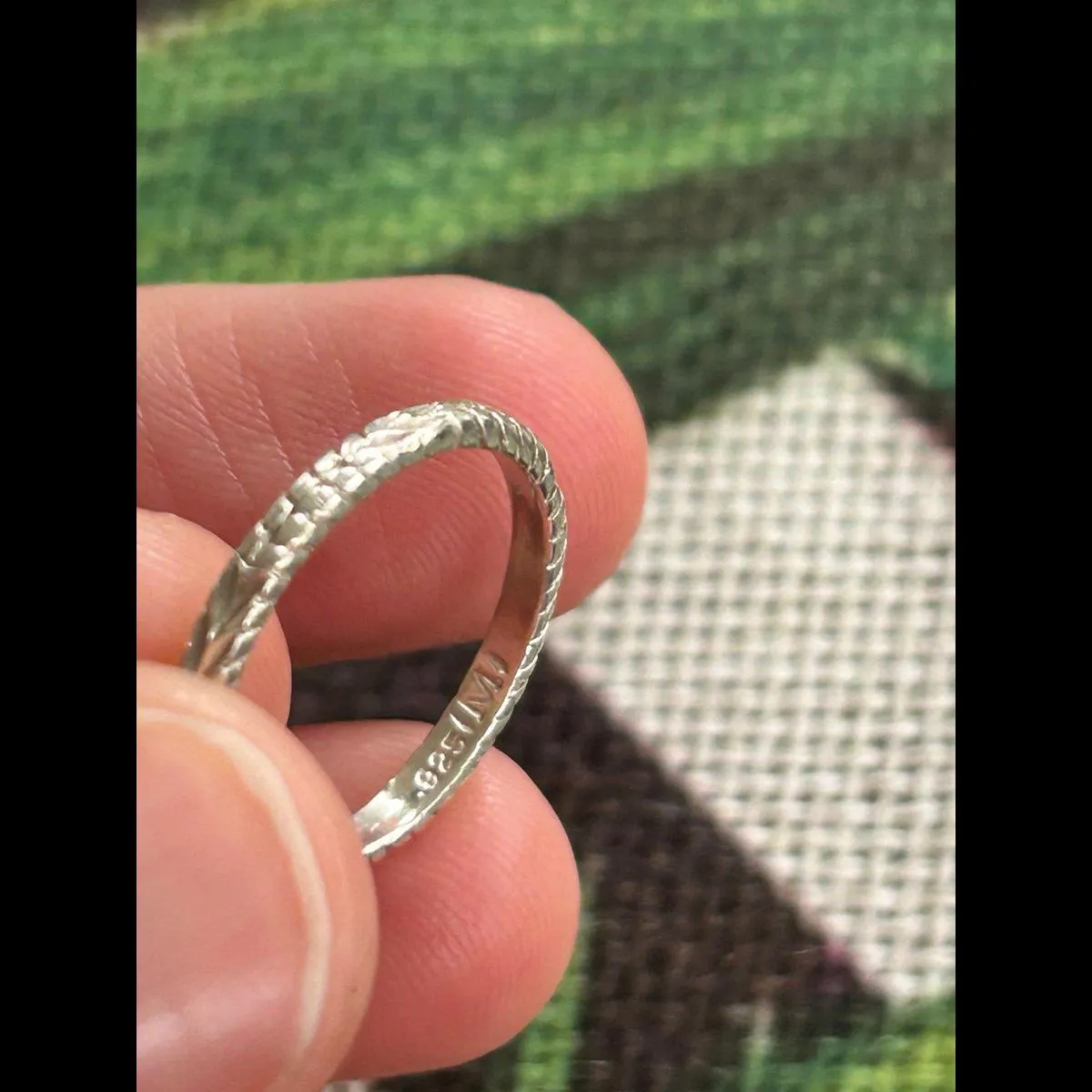 925 sterling silver ring size 5 lot d67 - Image 3