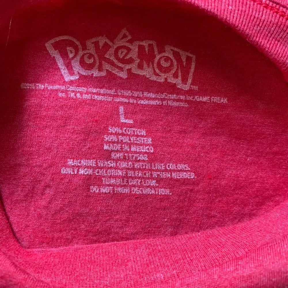 Pokemon Pikachu Christmas Graphic Crew Neck Tee - Image 5