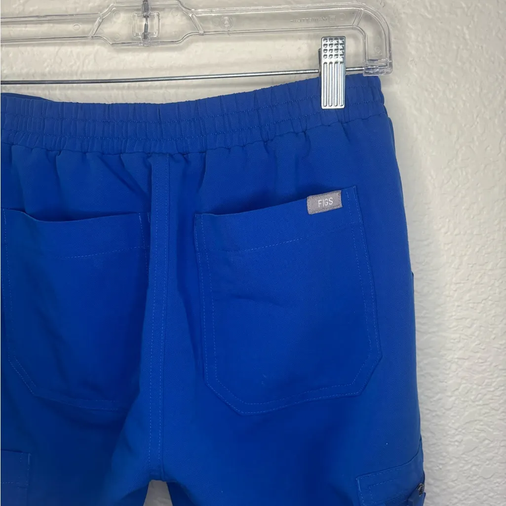 FIGS Yola High Waisted Skinny Scrub Pants in royal blue - Image 7