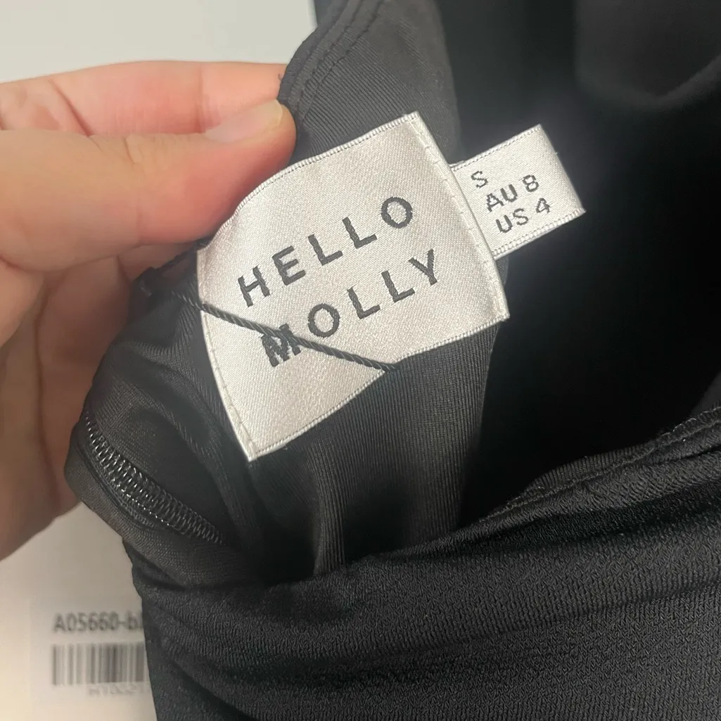 New Hello Molly SAVOUR THE MOMENT MAXI DRESS BLACK size small / 4 - Image 7